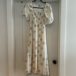 Henley boutique floral  midi dress